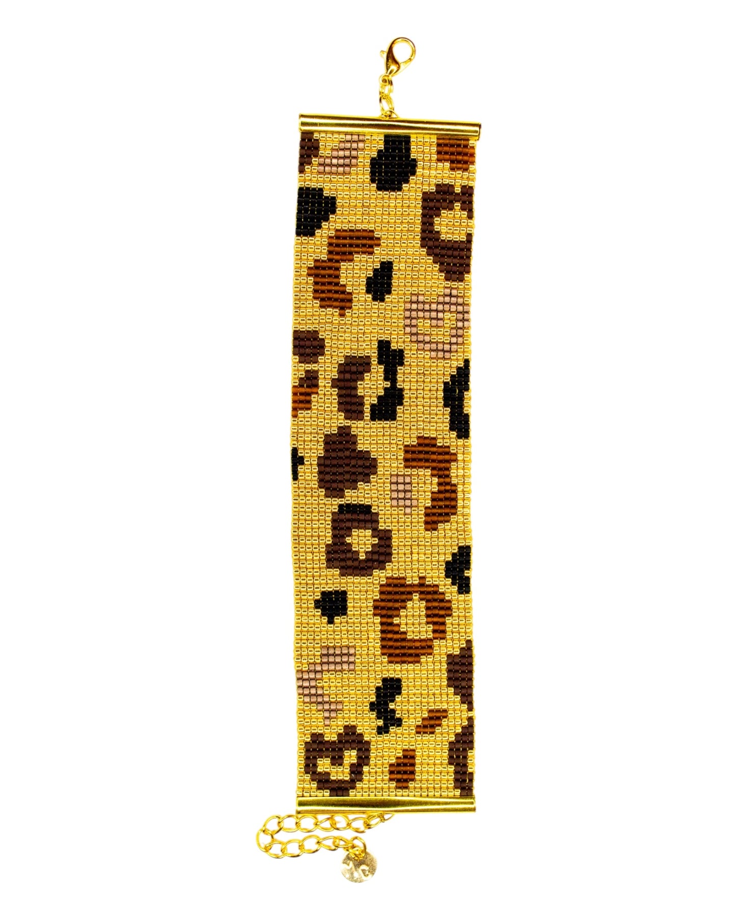 Bracelet Léopard Doré